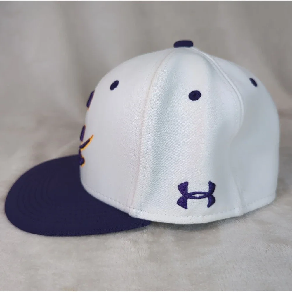 Calvary Day School Cavaliers Hat White X-Small Under Armour On-Field Fit Stretch